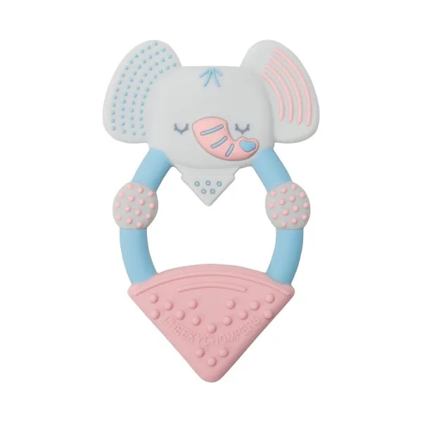 Anneau de dentition silicone - éléphant - Accueil par Cheeky Chompers