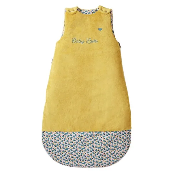 Gigoteuse réversible "Baby Love" ocre 6-18M - Baby Pop - Gigoteuses par BB&Co