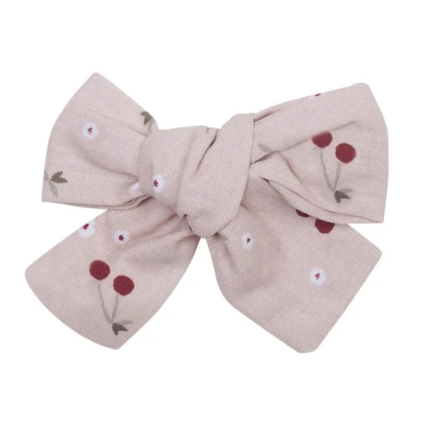 Grande barrette anti-glisse imprimé cerises - Accessoires Cheveux par BB&Co