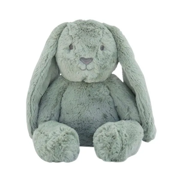 Peluche ultra douce lapin 40 cm - Sauge - Accueil par OB Designs