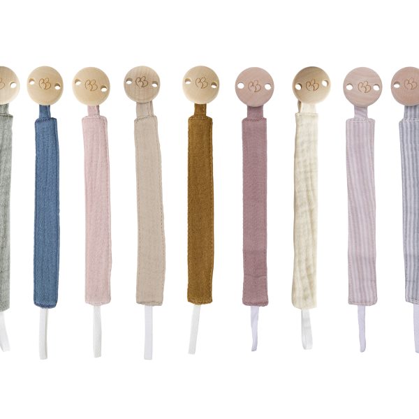 Attache-sucette en gaze de coton