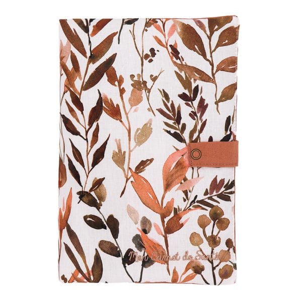 Protège-carnet de santé imprimé feuilles