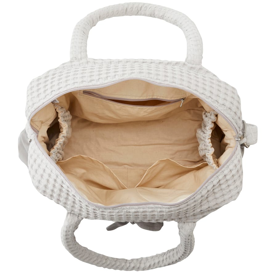 Sac à langer en coton gaufré nuage – Image 3