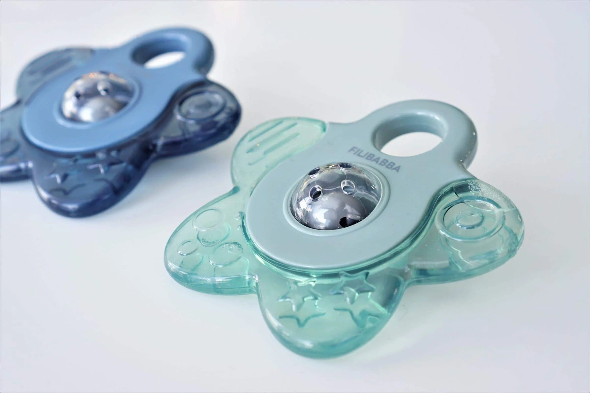 BB&Co - Anneau de dentition rafraîchissant étoile Pack x 2 - Bleu par Filibabba – Image 4