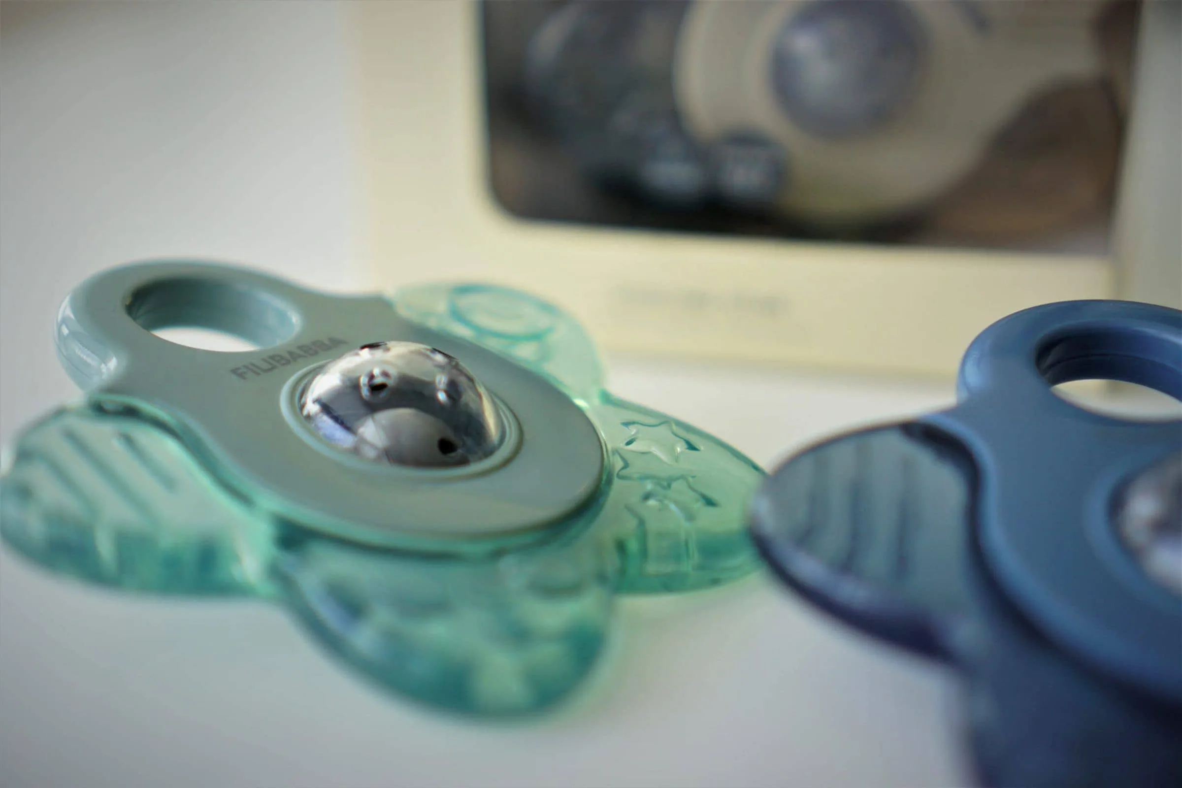 BB&Co - Anneau de dentition rafraîchissant étoile Pack x 2 - Bleu par Filibabba – Image 5