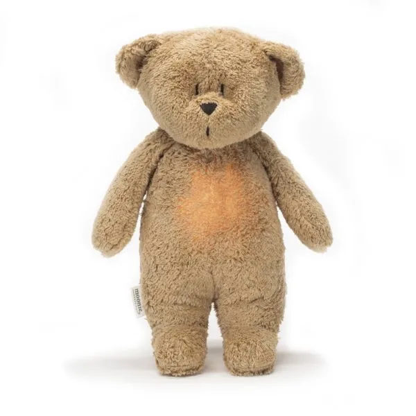 Moonie - ourson nature bio avec sons & lumières cappuccino
