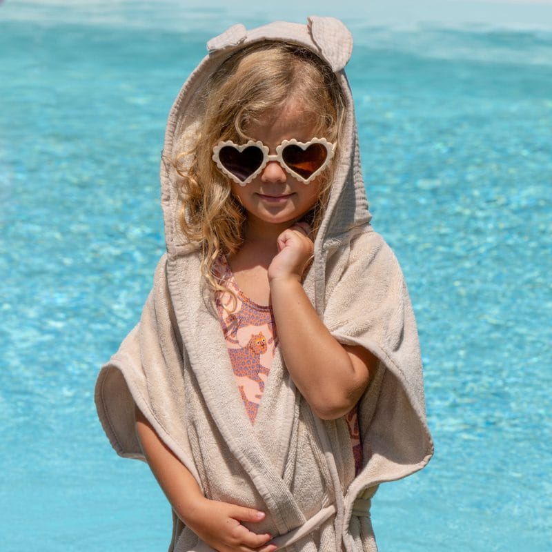 Peignoir bambou et gaze de coton biscuit – Image 2