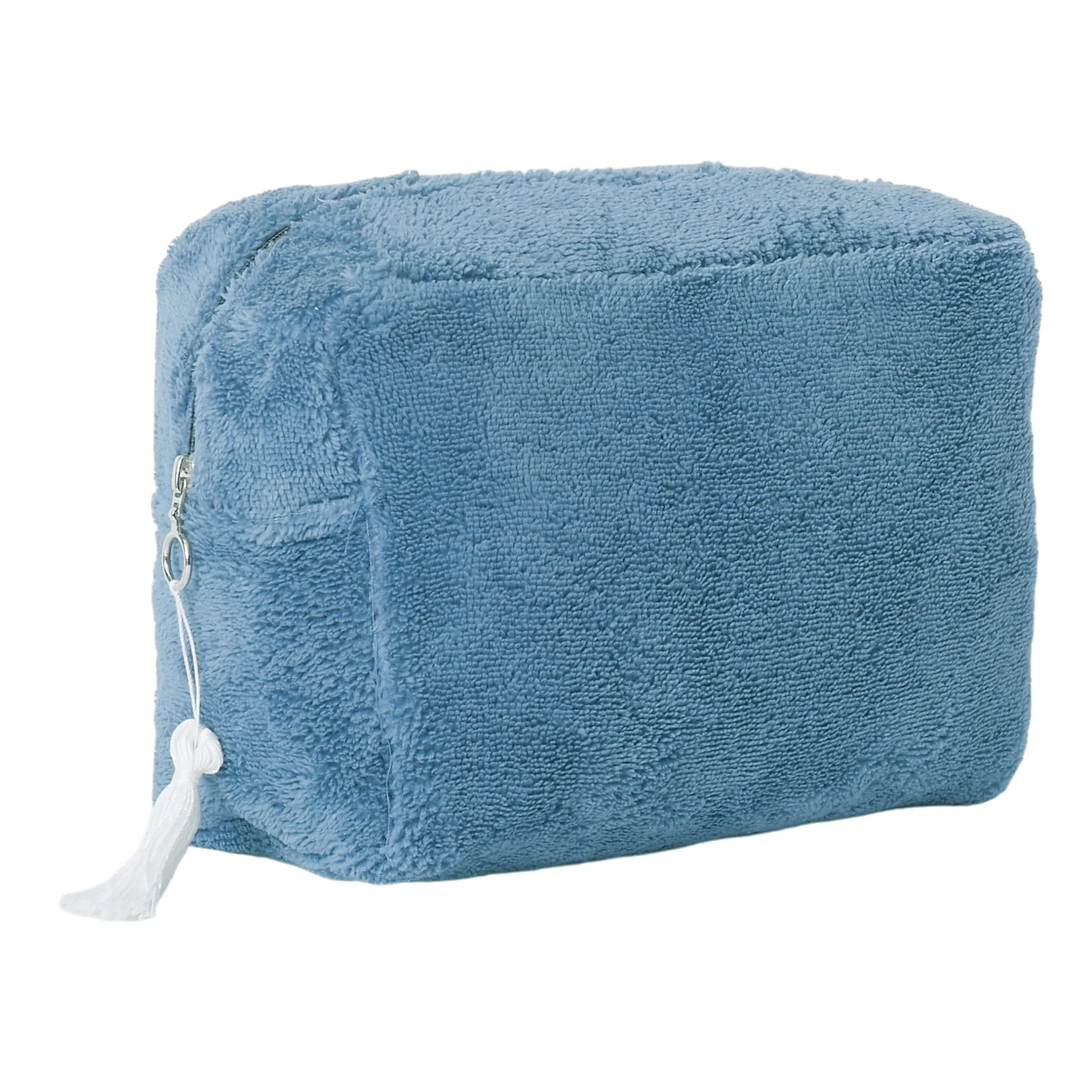 Trousse de toilette en éponge bambou pierre bleue