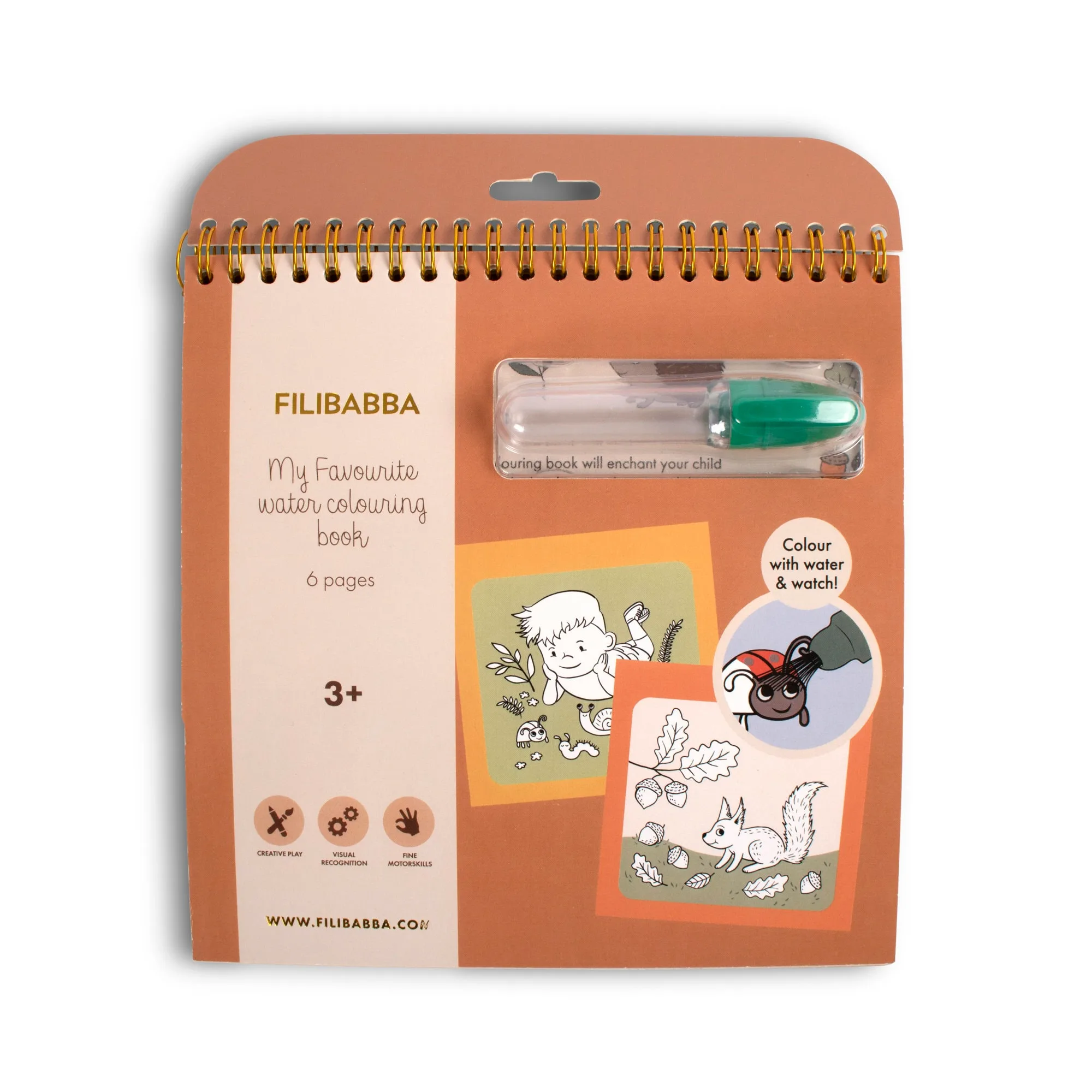 BB&Co - Mon livre de coloriage à l'eau Forêt par Filibabba