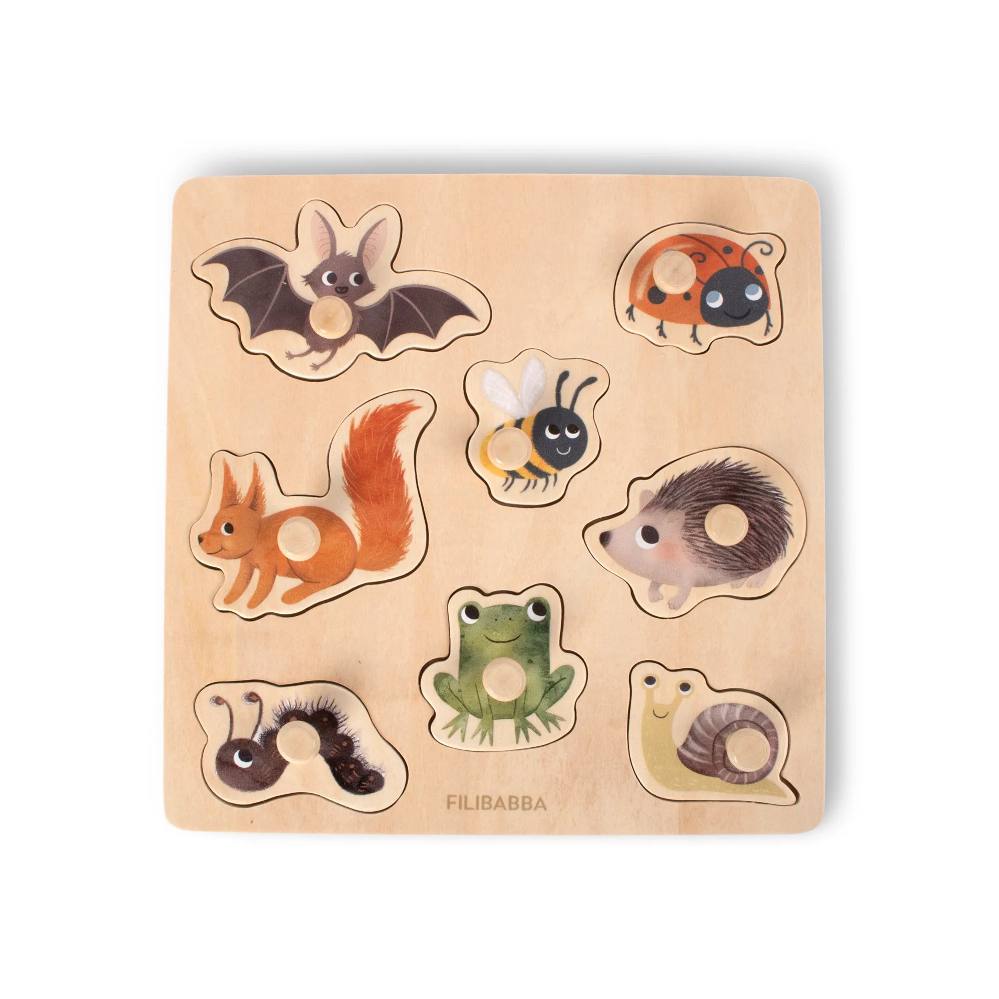 BB&Co - Puzzle en bois Amis de la forêt par Filibabba