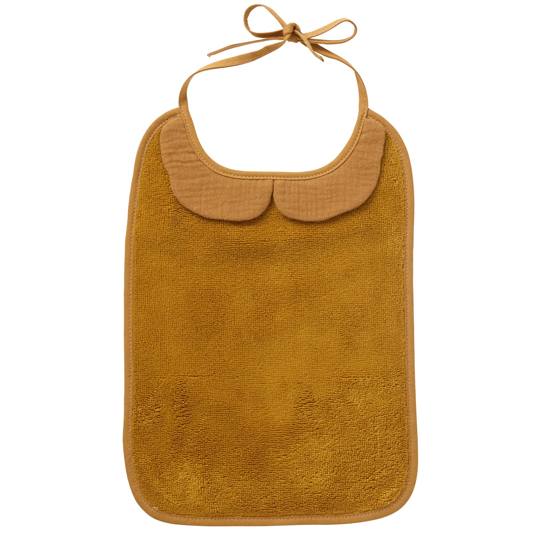 Grand bavoir bambou et gaze de coton Havane