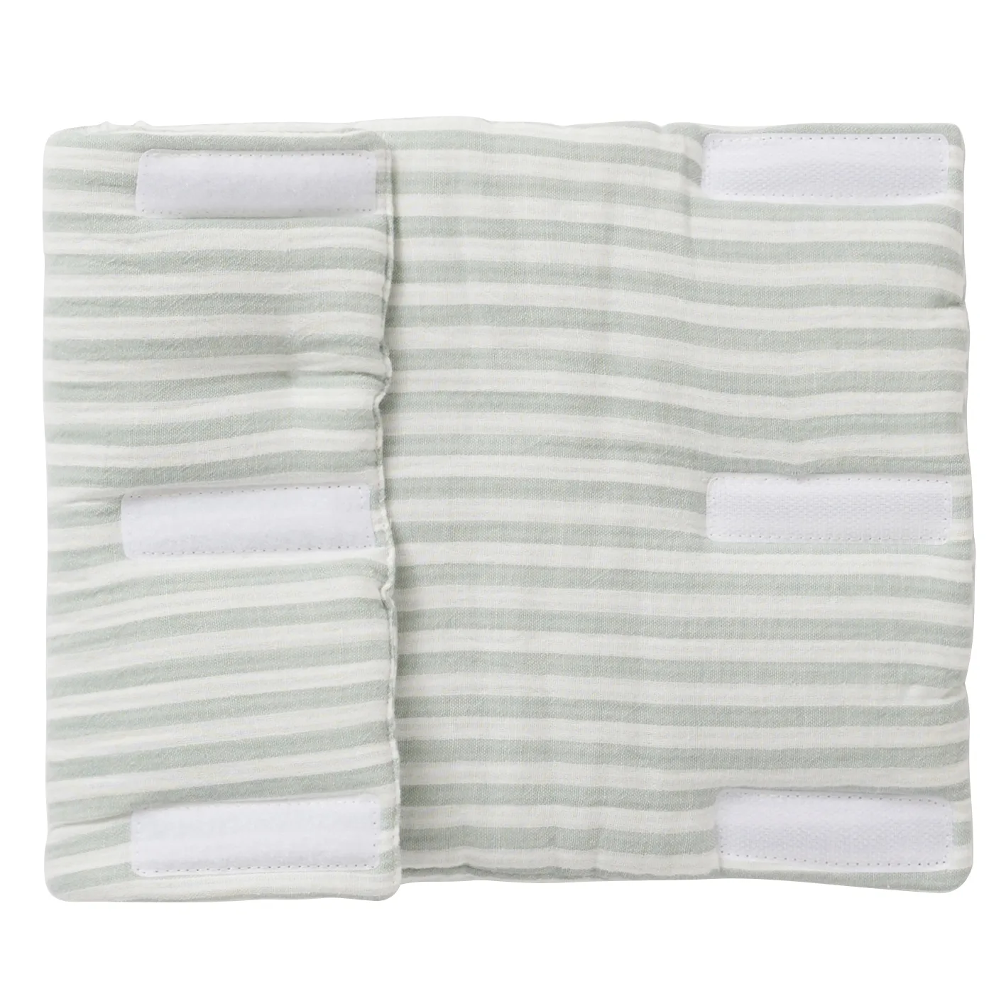 Tour de lit modulable & respirant rayé vieux rose - Soft Stripes – Image 2