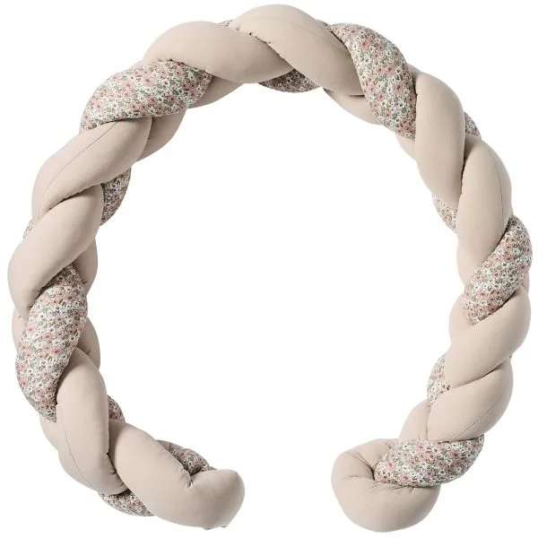 Tresse décorative ouatinée 200 cm - imp. liberty / beige - Afternoon Tea