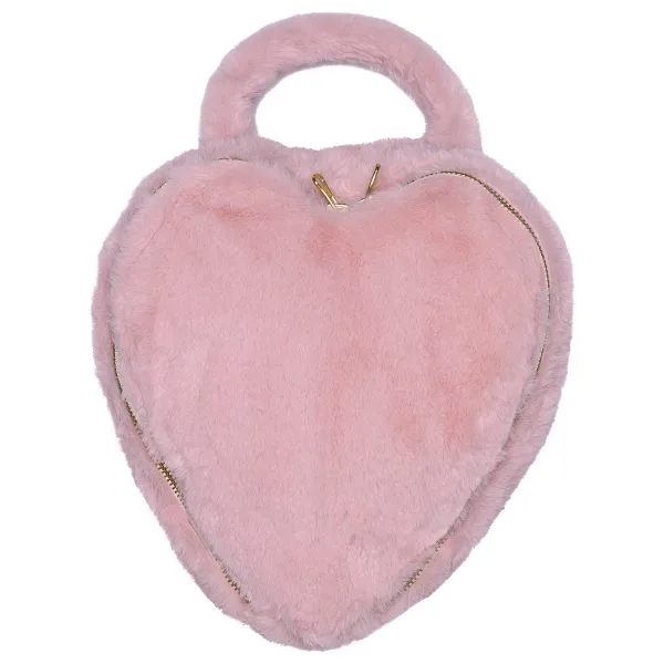 Valentina : Vanity cœur fausse fourrure -  angora pétale Poule House