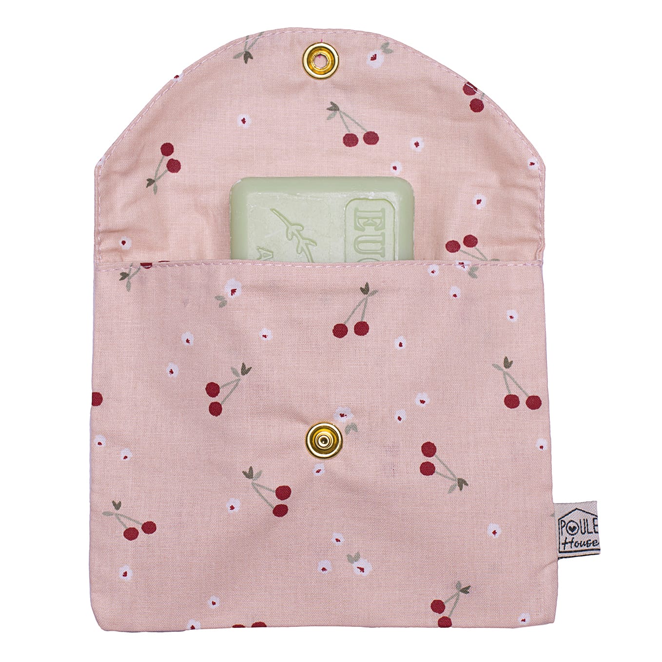 Pochette à savon imperméable - Cerises - Poule house – Image 2
