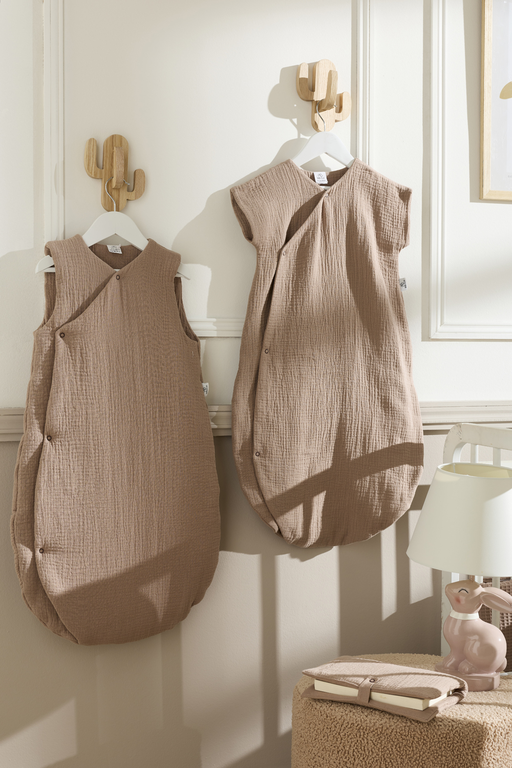 Gigoteuse forme kimono double gaze Mocha - Mix & Match – Image 4