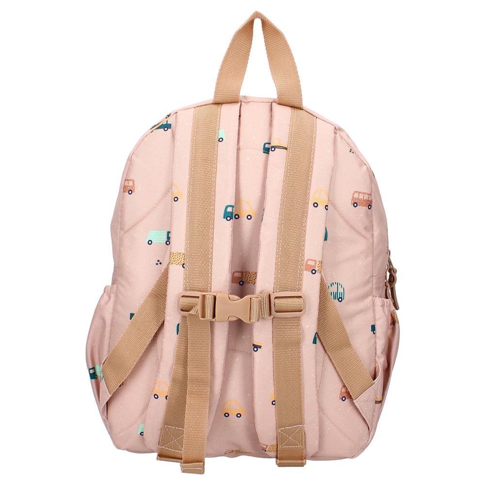Kidzroom - Sac à dos enfant 36x27x12cm Sweet Cuddles - Voitures beige – Image 4