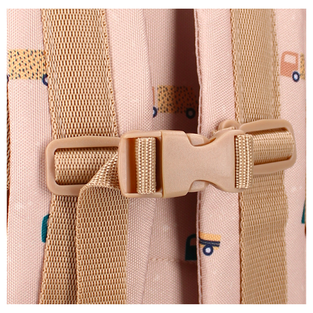 Kidzroom - Sac à dos enfant 36x27x12cm Sweet Cuddles - Voitures beige – Image 5