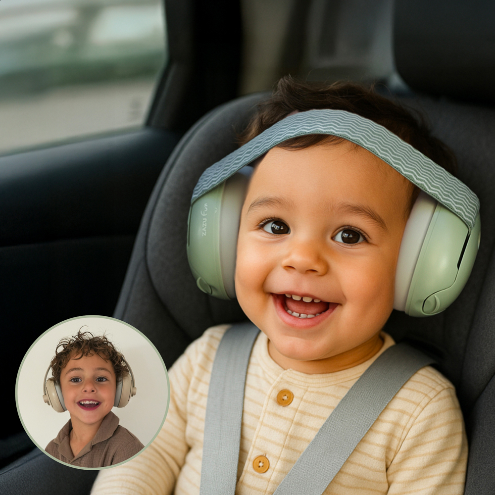 Zazu - Casque antibruit évolutif - sauge – Image 2