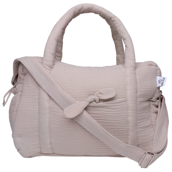 Sac à langer en gaze de coton biscuit
