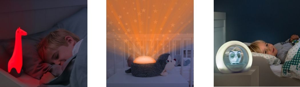 Visuels articles projecteurs et veilleuses Zazu