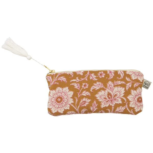 étui à lunettes fleurs indiennes - Poule House